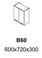 Кухня Равенна Стайл В60 Титан белый