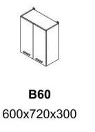 Кухня Николь В60 Дуб сонома