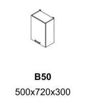 Кухня Равенна Стайл В50 Титан белый