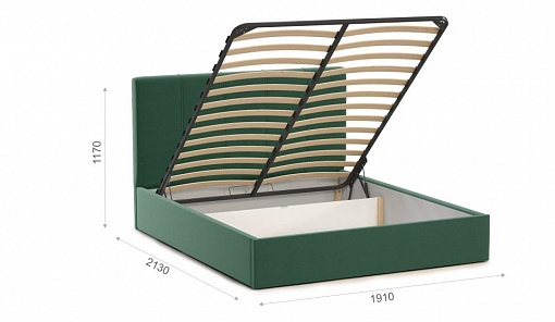 Джессика с подъемным механизмом 180х200 Тип A, Amigo (green)